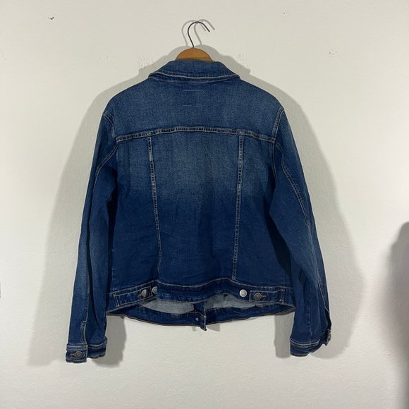 Torrid Medium Wash Jean Denim Jacket Size 2 Front Pocket Style 548688 - Picture 8 of 12